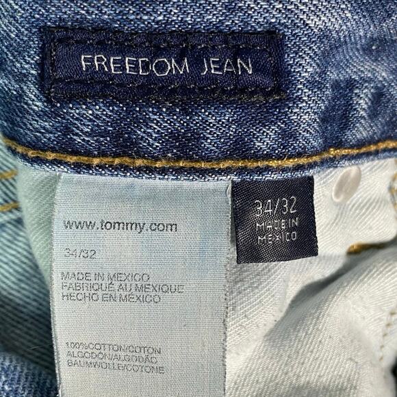TOMMY HILFIGER Vintage Y2K Freedom Jeans” Men’s Size 34x32 - Picture 9 of 12